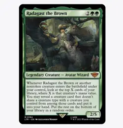 Radagast the Brown - The Lord of the Rings (LTR) MTG Mythic Rare #184 | Regular - Image 1