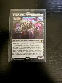 GONTI, NIGHT MINISTER mtg NM-M Aetherdrift Rare - Image 1