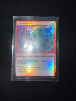 MTG, Lightning Strike FOIL 136 Aetherdrift Foil - Image 1