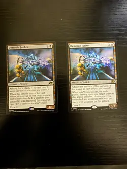 Demonic Junker (REGULAR) - MTG Aetherdrift DFT #83 - Image 1