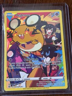 Pokemon TCG Dedenne TG07/TG30 Brilliant Stars Trainer Gallery Holo - Image 1