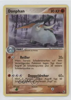 Donphan German Pokemon EX Ruby & Sapphire #17 2003 - Image 1