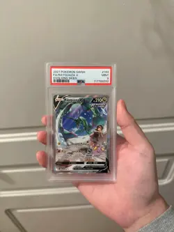2021 POKEMON SWORD & SHIELD EVOLVING SKIES #194 FULL ART/RAYQUAZA V PSA 9 - Image 1