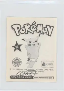 Magneton Merlin Pokemon Album Stickers #82 1999 - Image 2