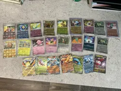 Lot Of Rare Pokemon Cards, MASTERBALLS, POKEBALLS, EX, V. 24 Cards Total - Image 1