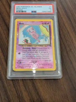 2001 Pokemon Southern Islands Mew Holo Promo #1/18 PSA 5 - Image 1