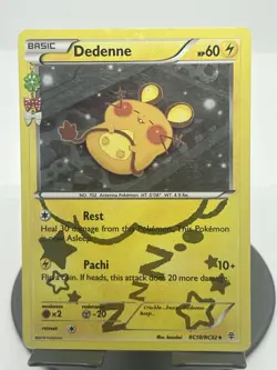 Pokemon TCG Dedenne RC10/RC32 Generations: Radiant Collection Holo MP - Image 1