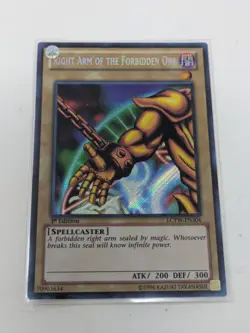 Yugioh Right Arm of the Forbidden One 1st ED LCYW-EN304 Secret Rare NM - Image 1