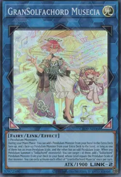 Yugioh Asian-English GranSolfachord Musecia CR09-AE068 Super Rare - Image 1