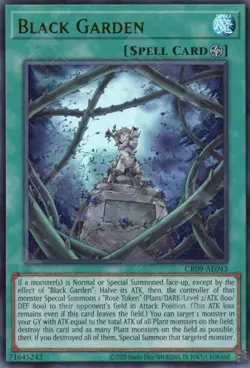 Yugioh Asian-English Black Garden CR09-AE043 Ultra Rare - Image 1