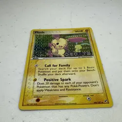 Pokemon TCG Plusle EX Deoxys 44/107 Reverse Holo Uncommon Card - Image 2