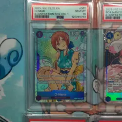 One Piece Illustration Box Promo Cards Vol 1 & 2 PSA 10 Set Nami Boa MariaYamato - Image 2