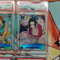 One Piece Illustration Box Promo Cards Vol 1 & 2 PSA 10 Set Nami Boa MariaYamato - Image 3