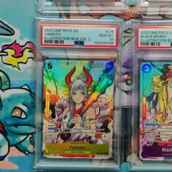 One Piece Illustration Box Promo Cards Vol 1 & 2 PSA 10 Set Nami Boa MariaYamato - Image 4