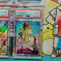 One Piece Illustration Box Promo Cards Vol 1 & 2 PSA 10 Set Nami Boa MariaYamato - Image 5