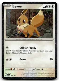 Eevee - 200 (Cosmos Holo) SVP 200 Promo SV: Scarlet & Violet Promo Cards NM - Image 1