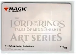 2023 The Lord of the Rings: Tales of Middle-earth Treefolk #81 Art Card - Image 2
