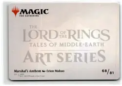 2023 The Lord of the Rings: Tales of Middle-earth Marshal's Anthem #68 Art Card - Image 2