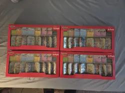 Pokemon TCG Prismatic Evolutions Costco 8 Mini-Tin Bundle w/ Promo Cards NEW x4 - Image 1