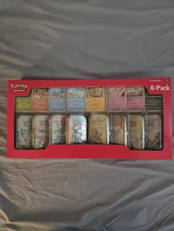 Pokemon TCG Prismatic Evolutions Costco 8 Mini-Tin Bundle w/ Promo Cards NEW x4 - Image 2