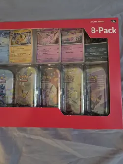 Pokemon TCG Prismatic Evolutions Costco 8 Mini-Tin Bundle w/ Promo Cards NEW x4 - Image 4