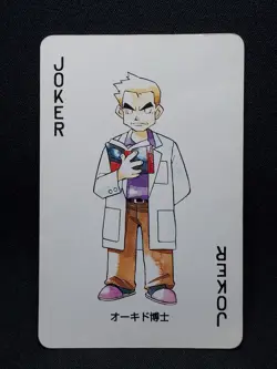 Professor Oak 2 Joker - Pokemon Playing Card - Green Venusaur Poker Deck 1996 - Image 1
