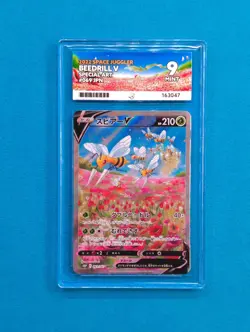 ACE 9 Beedrill V 069/067 SR SA Japanese Pokemon Card S10P Space Juggler GEM MINT - Image 1