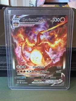 Charizard VMAX SWSH261 SWSH: Sword & Shield Black Star Promo Card Full Art Holo - Image 1