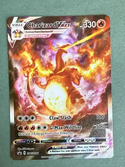 Charizard VMAX SWSH261 SWSH: Sword & Shield Black Star Promo Card Full Art Holo - Image 2