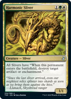 Harmonic Sliver FOIL Time Spiral Remastered NM Uncommon CARD ABUGames - Image 1