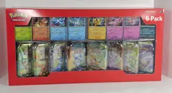 Pokemon TCG Prismatic Evolutions Costco 8 Mini-Tin Bundle w/ Promo Cards NEW - Image 1