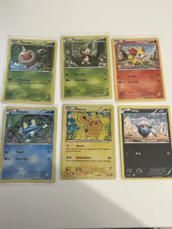 TCG 2014 Pokemon McDonald’s Promo Set, Lot Completed All Cards LP Pikachu - Image 1
