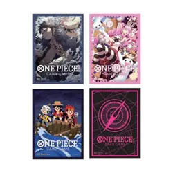 BANDAI One Piece Card Game Card Sleeve 6 All 4 types set JAPAN OFFICIAL - Image 1
