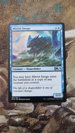 3 x MTG Mirror Image Core Set 2019 061/280 Regular Uncommon - Image 3