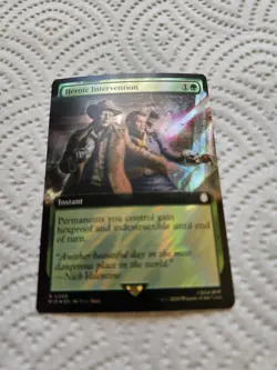 Heroic Intervention Extended Surge Foil MTG Fallout PIP 999 NM Unplayed - Image 2