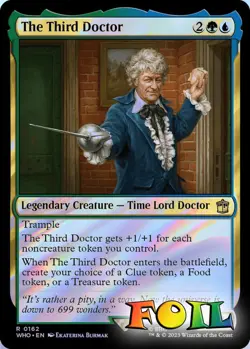 The Third Doctor 0162 MTG WHO Rare NP Foil - Image 1