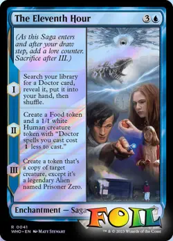 The Eleventh Hour 0041 MTG WHO Rare NP Foil - Image 1