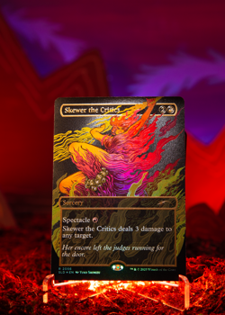 Magic The Gathering Secret Lair EVERYTHING IS ON FIRE RAISED FOIL MTG - Image 2