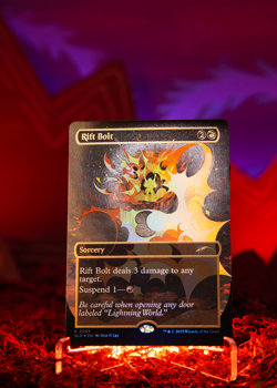 Magic The Gathering Secret Lair EVERYTHING IS ON FIRE RAISED FOIL MTG - Image 3