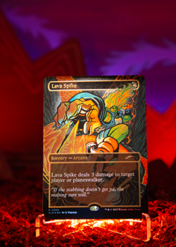 Magic The Gathering Secret Lair EVERYTHING IS ON FIRE RAISED FOIL MTG - Image 4