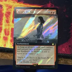 MTG Universes Beyond: Doctor Who Return the Past Surge Foil 0697 NM Rare - Image 1