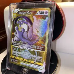 Mewtwo VSTAR 086/078 Gold Secret Rare - Pokemon GO English TCG - NM - Image 2