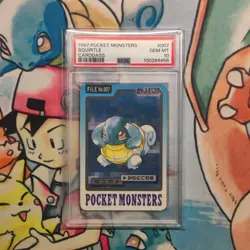 PSA 10 Pokemon Carddass Squirtle No. 007 1997 Japanese - Image 1
