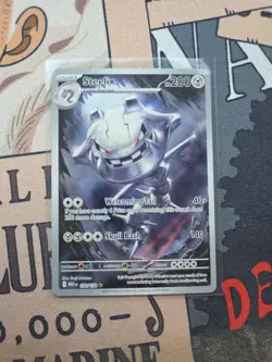 Steelix 150/132 Illustration Rare Pokemon Mega Evolution NM - Image 1