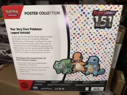 Pokemon TCG Scarlet & Violet 151 Poster Collection Box BRAND NEW FACTORY SEALED! - Image 2