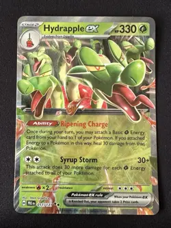 POKEMON TCG HYDRAPPLE EX 011/131 PRISMATIC EVOLUTIONS ULTRA RARE HOLO ENGLISH - Image 1