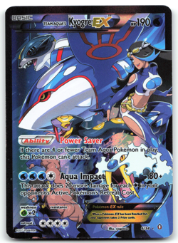 2015 Pokemon XY - Double Crisis Team Aqua's EX Kyogre 6/34 MP - Image 1