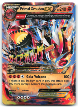 Primal Groudon EX 86/160 LP Mega Holo Rare XY Primal Clash 2014 Pokemon TCG - Image 1
