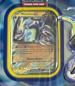 Pokemon TCG Paldea Legends Tin: Miraidon ex - NEW Factory Sealed - Image 3