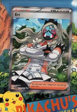Pokemon TCG Temporal Forces Eri 199/162 Full Art Trainer Holo Ultra Rare NM/M - Image 1